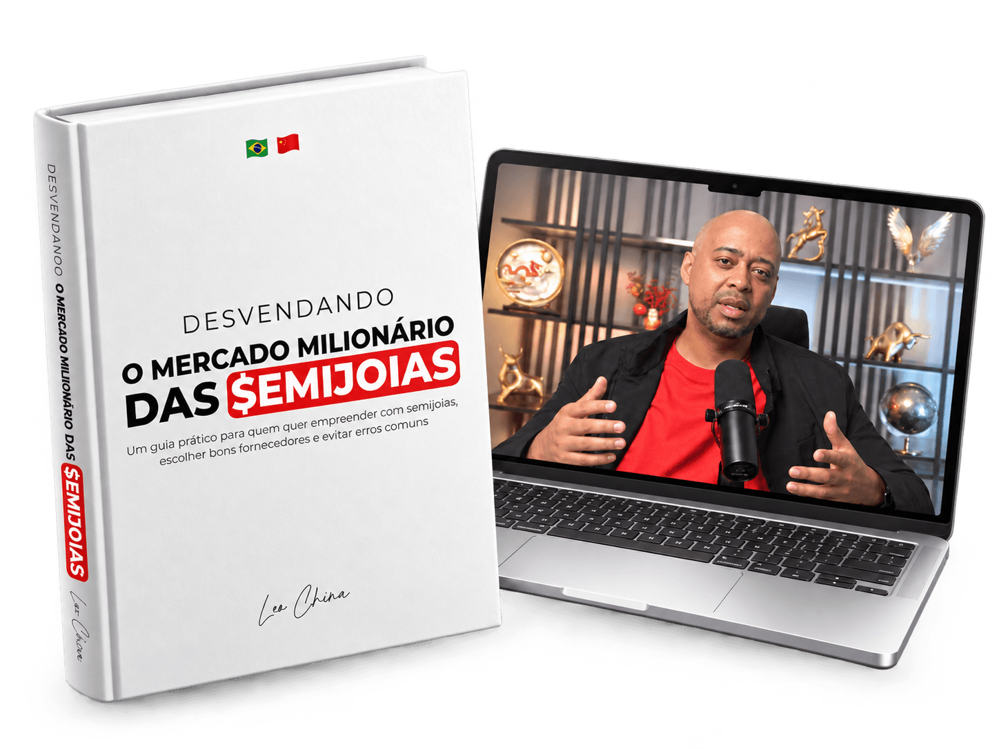 Livro digital Desvende o Mercado e aulas exclusivas com Léo China
